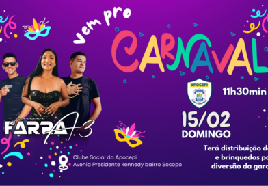 Domingo de Carnaval com muita animação na Apocepi