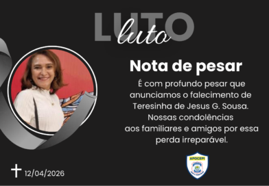 Nota de pesar! Nota de pesar!