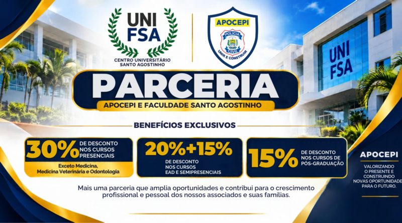 Parceria com a Faculdade Santo Agostinho